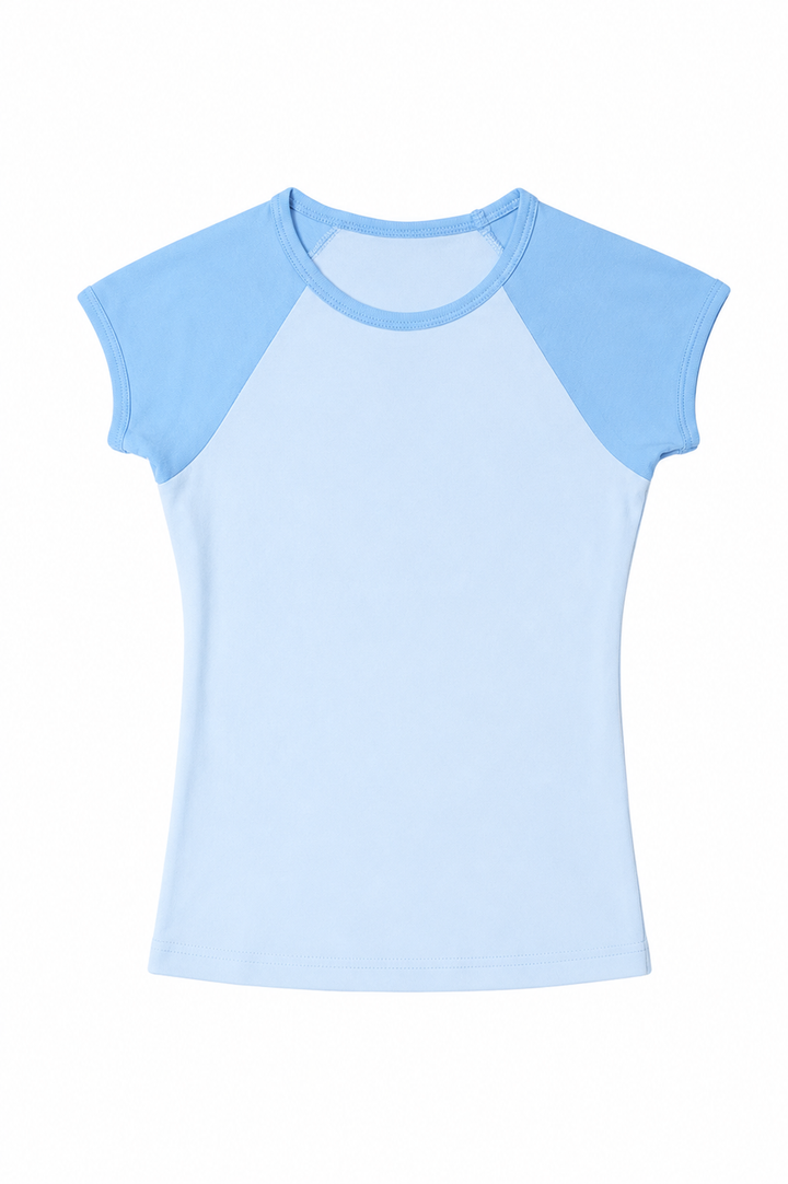 Youth Girls 2-Tone Sleeveless Rib Tank