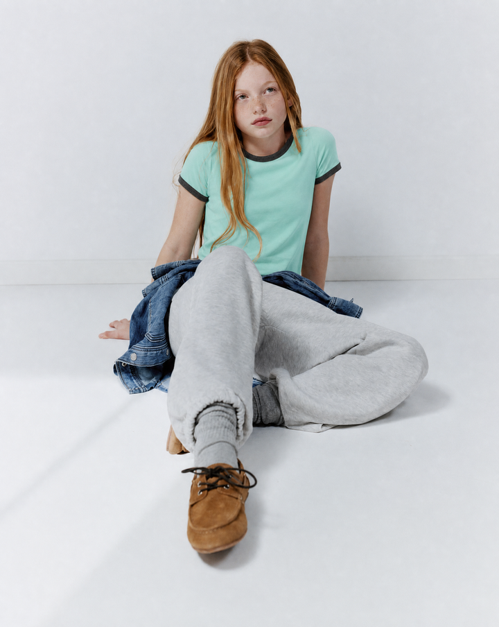 NONBRANDED YOUTH GIRLS HIGH-LOW SS TEE