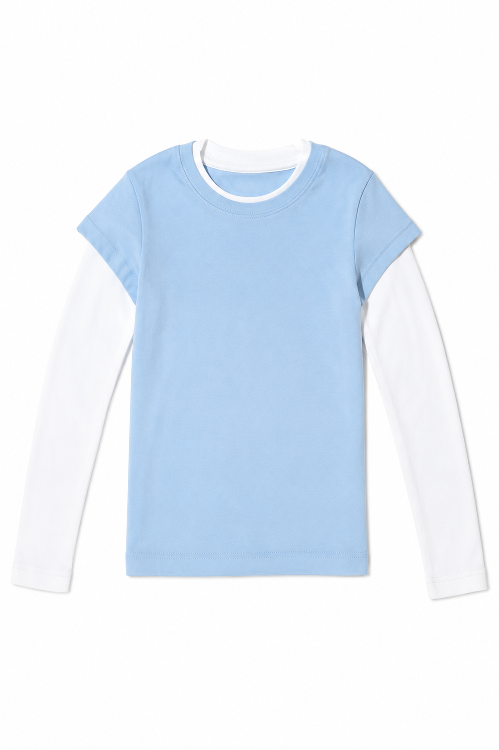 NONBRANDED YOUTH GIRLS 2TONE RAGLAN LS TEE