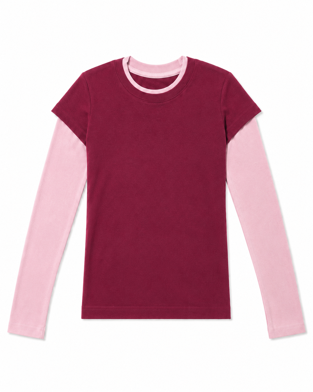 NONBRANDED YOUTH GIRLS 2TONE RAGLAN LS TEE