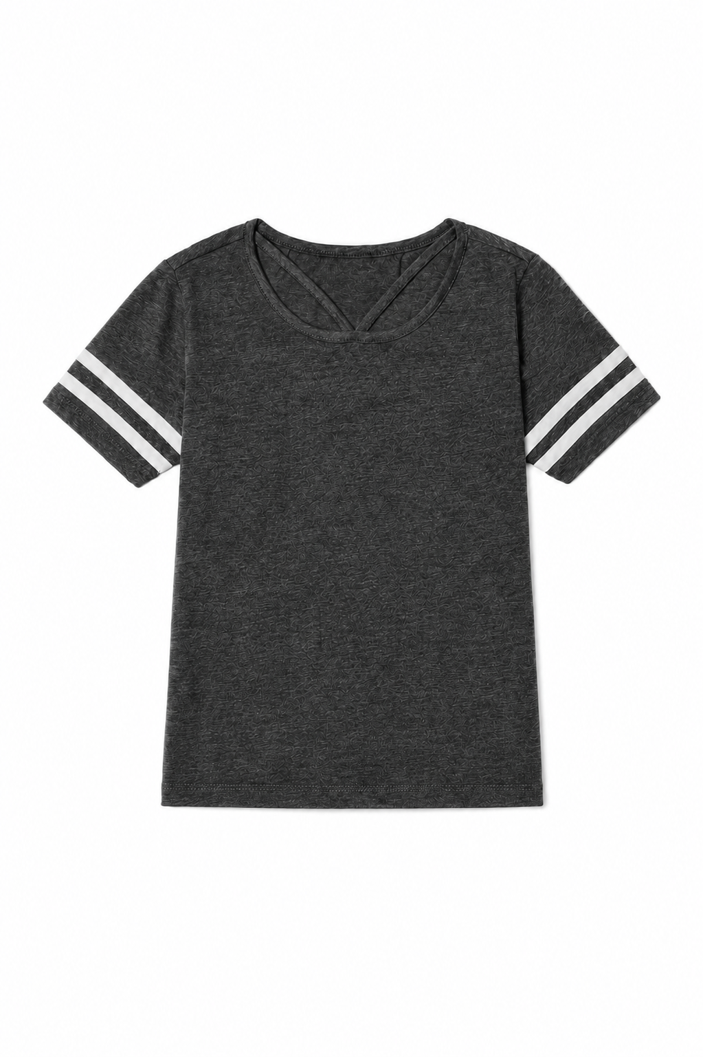 NONBRANDED YOUTH GIRLS FOOTBALL STYLE SS TEE