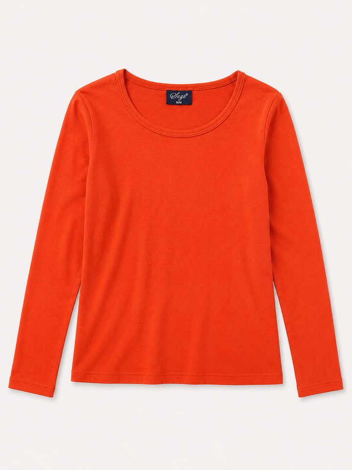 Youth Girls Long Sleeve Rib Tee