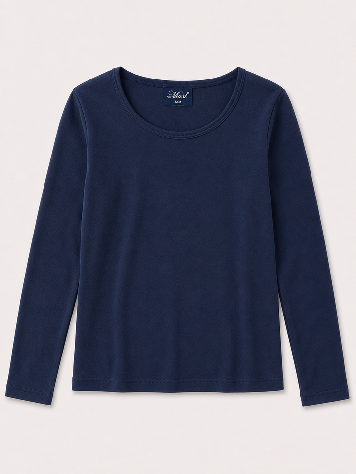 Youth Girls Long Sleeve Rib Tee