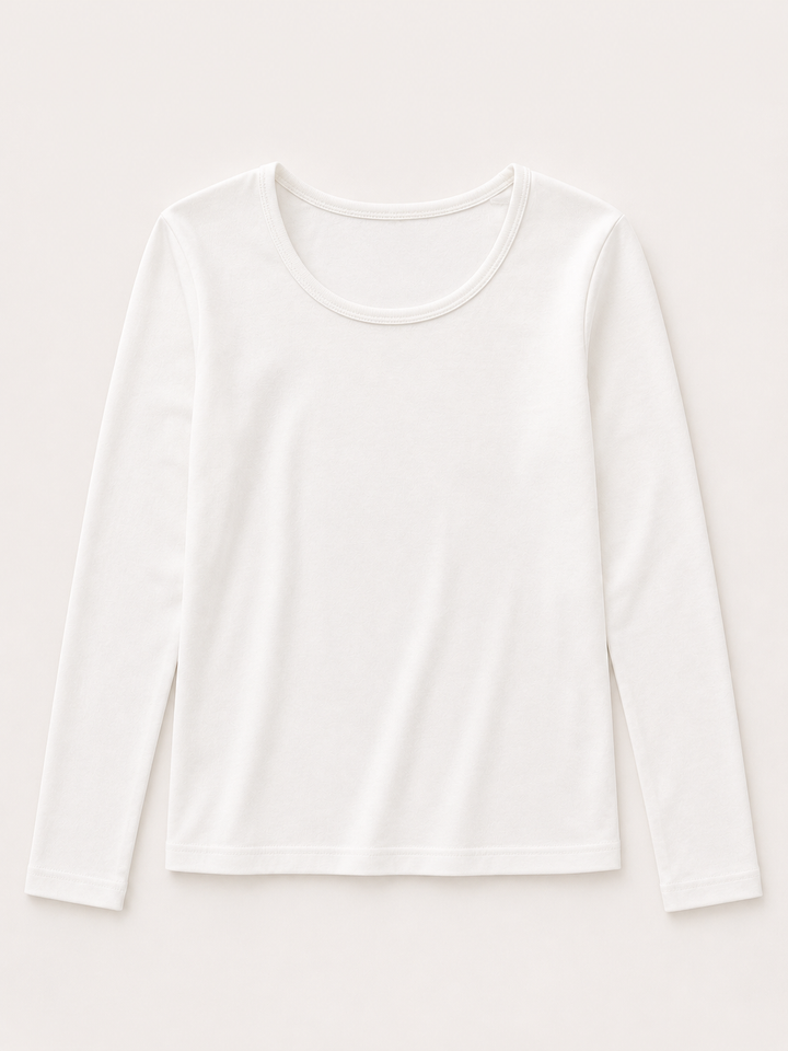 Youth Girls Long Sleeve Rib Tee