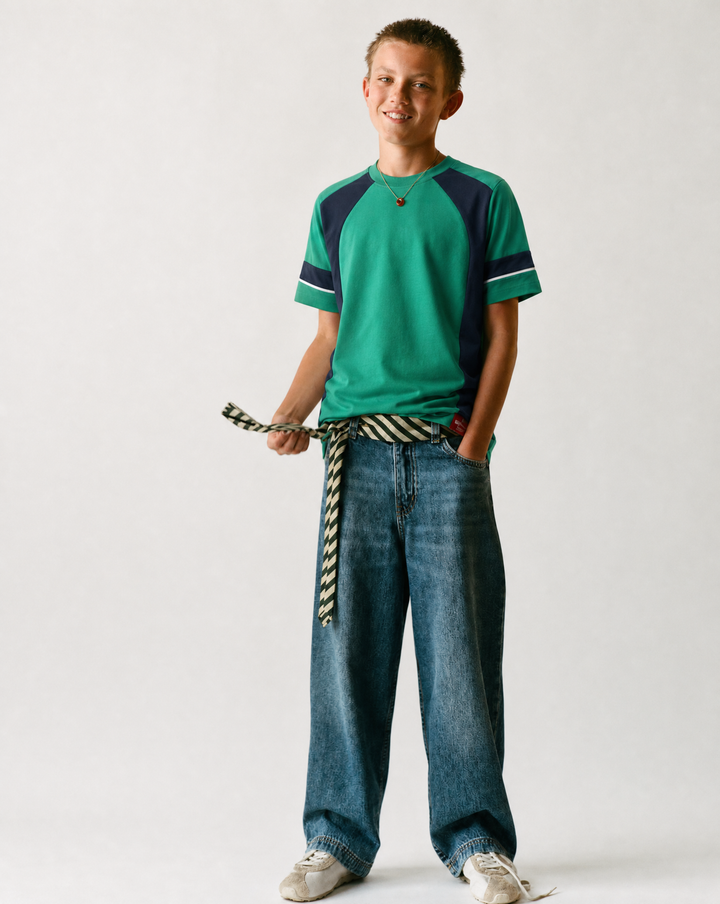 NONBRANDED YOUTH CUT AND SEW TSHIRT