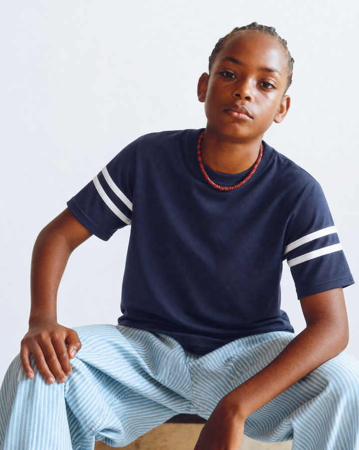 NONBRANDED YOUTH ARM STRIPES TSHIRT