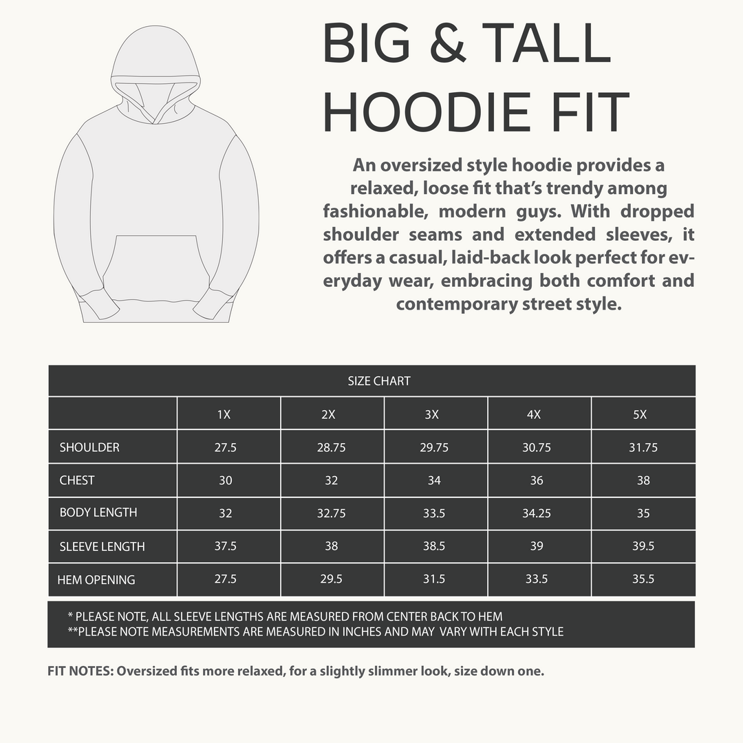 CORE COLLECTIVE BIG & TALL GRASSROOTS LIQUID WASH PULLOVER HOODIE