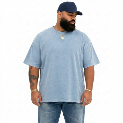 CORE COLLECTIVE BIG & TALL GRASSROOTS LIQUID WASH DROP SHOULDER SS TEE