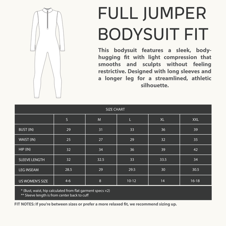 TTFN WOMEN'S SNATCHED FULL LS JUMPER BODYSUIT