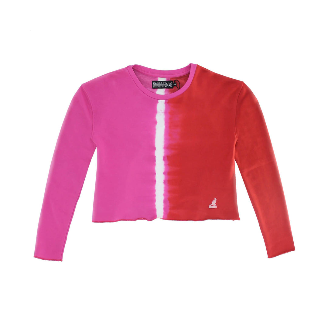 Kangol Tie Dye Long Sleeve Crop - Fashion Hub Club