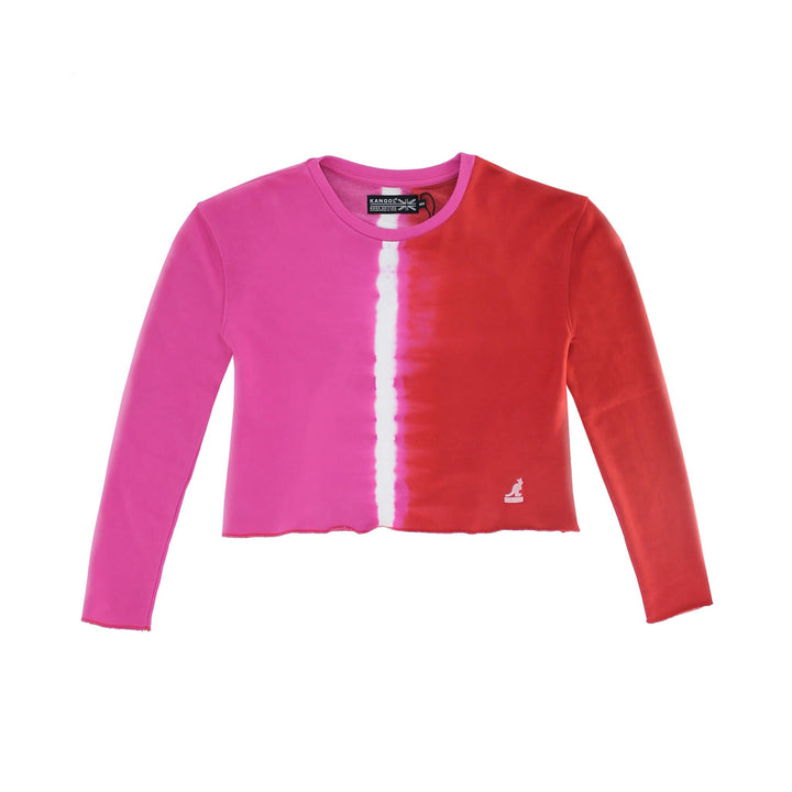Kangol Tie Dye Long Sleeve Crop - Fashion Hub Club