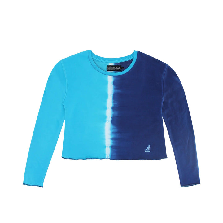 Kangol Tie Dye Long Sleeve Crop - Fashion Hub Club